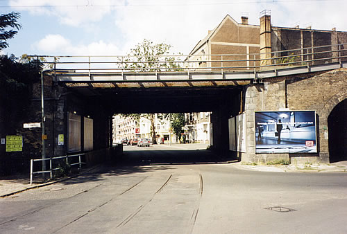 Schlesischer Bahnhof  Treptow Platz am Spreetunnel